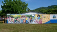 Mural por lo Derechos y la Inclusión en Guarjila, Chalatenango