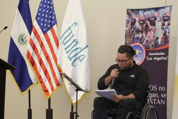 Gerardo Navarrete, presidente del Comité de Jóvenes de Asociación Los Angelitos