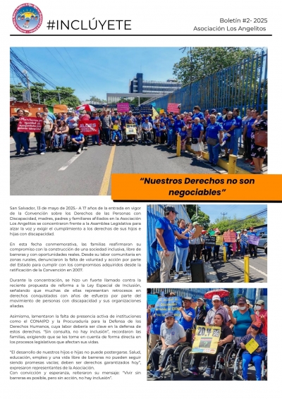 Boletín Informativo &quot;Inclúyete&quot; #2-2025